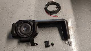 Kicker Subwoofer Install (19417164) In 2024 Silverado HD