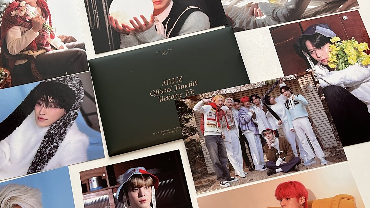 Ateez 4th Official Membership Kit unboxing 2023 - YouTube