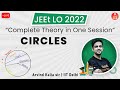 Circles | Complete Theory in One Session | JEE Main 2022 | JEEt Lo 2022 | Arvind Kalia Sir | Vedantu