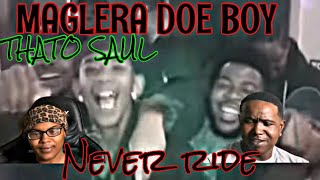 MASHBEATZ FT THATO SAUL & MAGLERA DOE BOY - NEVER RIDE (OFFICIAL VISUAL ) | REACTION