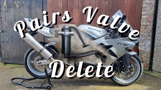 Pair Valve Delete on ZX6R