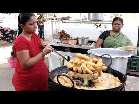 best-hyderabad-street-food-ever-|-indian-popular-street-food-|-mirchi-bajji-recipe-|-telugu-adda