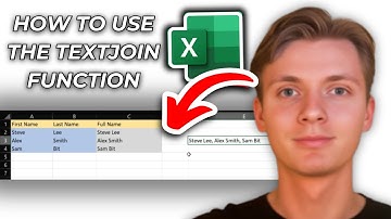 How To Use The TEXTJOIN Function In Excel