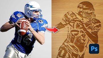 Engraved Effect Photoshop Tutorial — Carved Wood Effect