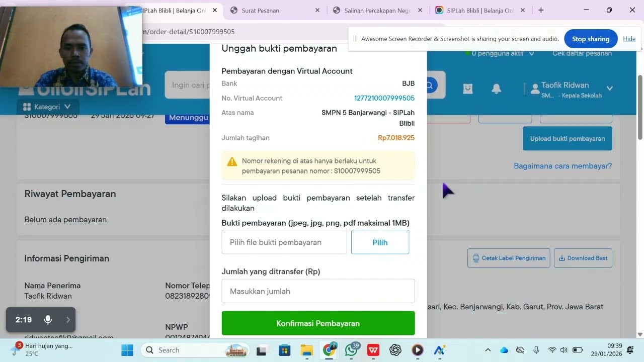 Cara Belanja Laptop (Pengadaan Barang Elektronik) Di SIPLah | Tutorial ARKAS 2026