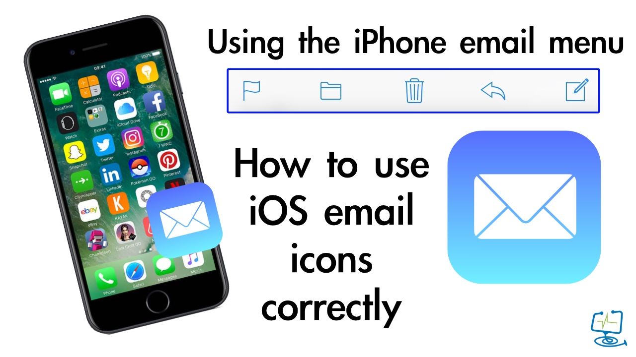 How To Use IPhone Email Menu And Icons YouTube