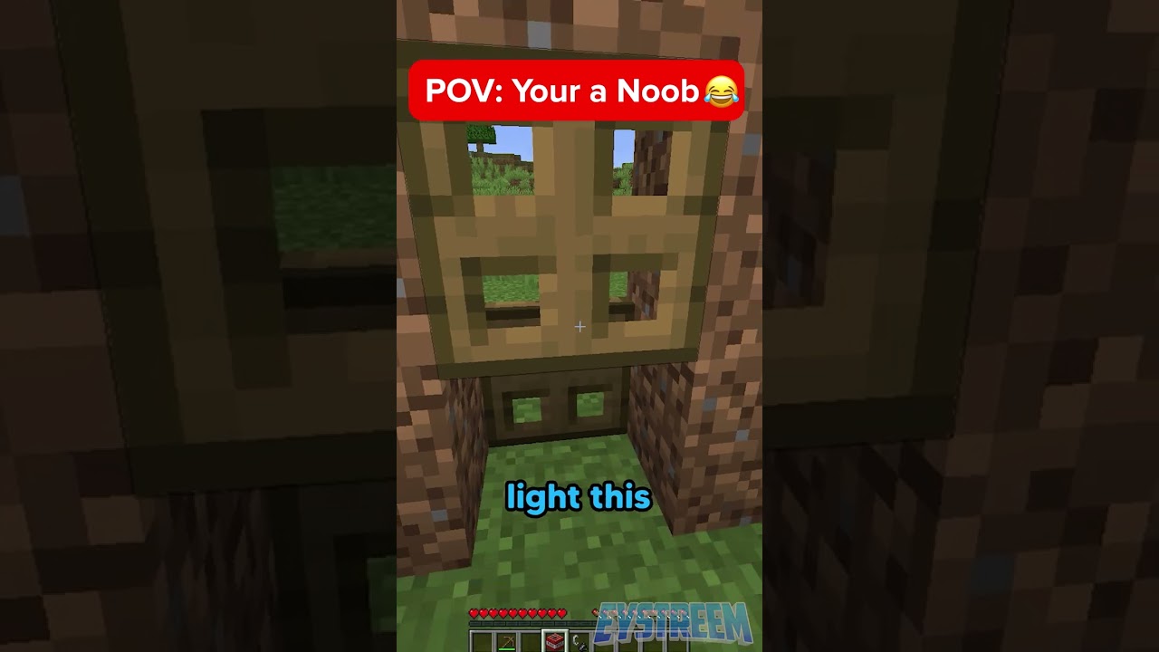 POV: Как новички в Minecraft начинают свой день