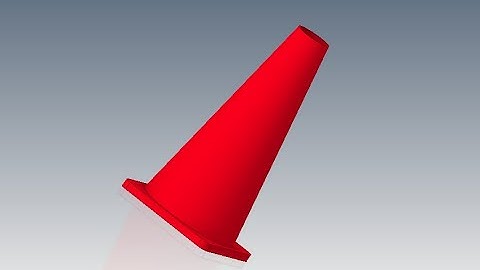 Autodesk Inventor Tutorial For Beginner Exercise 36 || Traffic Cone