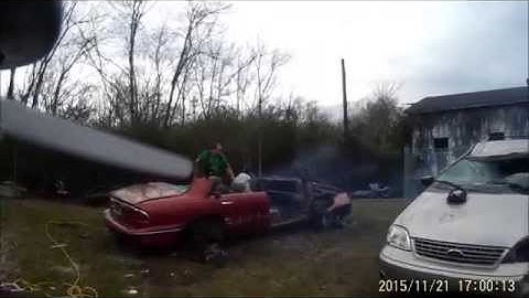 Vehicle Extrication Training. Airbag Deployment