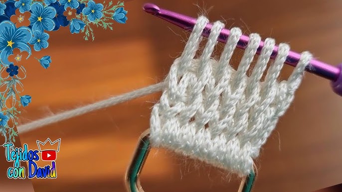 ASAS PARA CARTERA A CROCHET PUNTOS BAJOS CON RELIEVE 