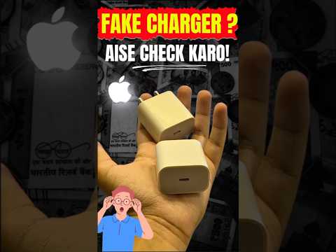 Real or Fake? 🤯 Only 1% Spot the REAL Apple Charger! #Shorts #Apple #FakeVsReal