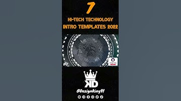 Hi-tech Technology Intro Template 7 For YouTube technology Channel 2022 No Copyright+ Free Downloa