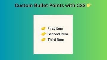 CSS Trick: Style Bullet Points like a Pro with ::before & ::after
