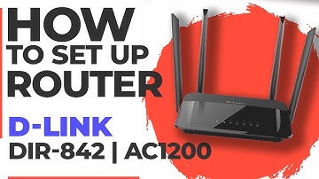 ✅ How to Set Up D-Link DIR-842 WiFi Router | How to Setup D-LINK AC1200 DIR-842