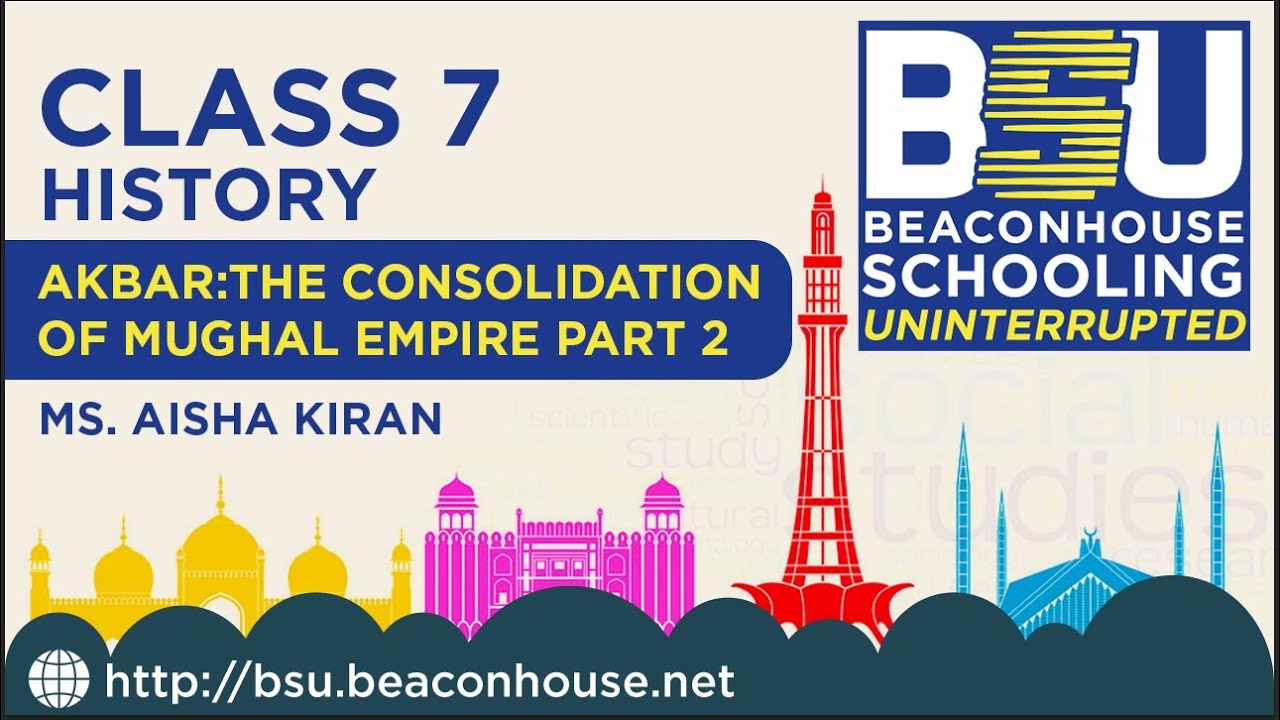 Class 7 - History Akbar the Consolidation of Mughal Empire Part 2 - Ms ...