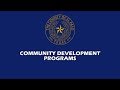 Community development programs