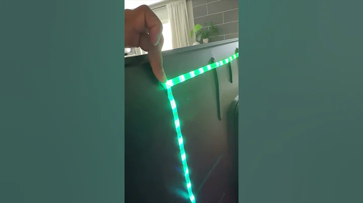 TV LED strip install