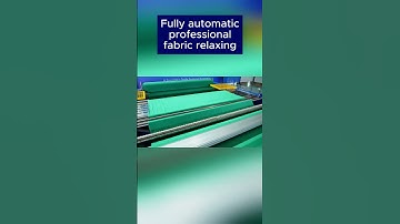 With a fabric relaxing machine, you can save space & time, achieve better effects,  increase output!