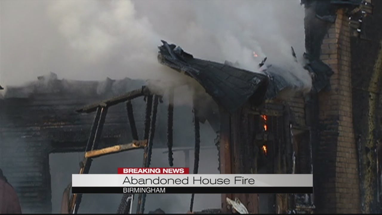 Abandoned house fire