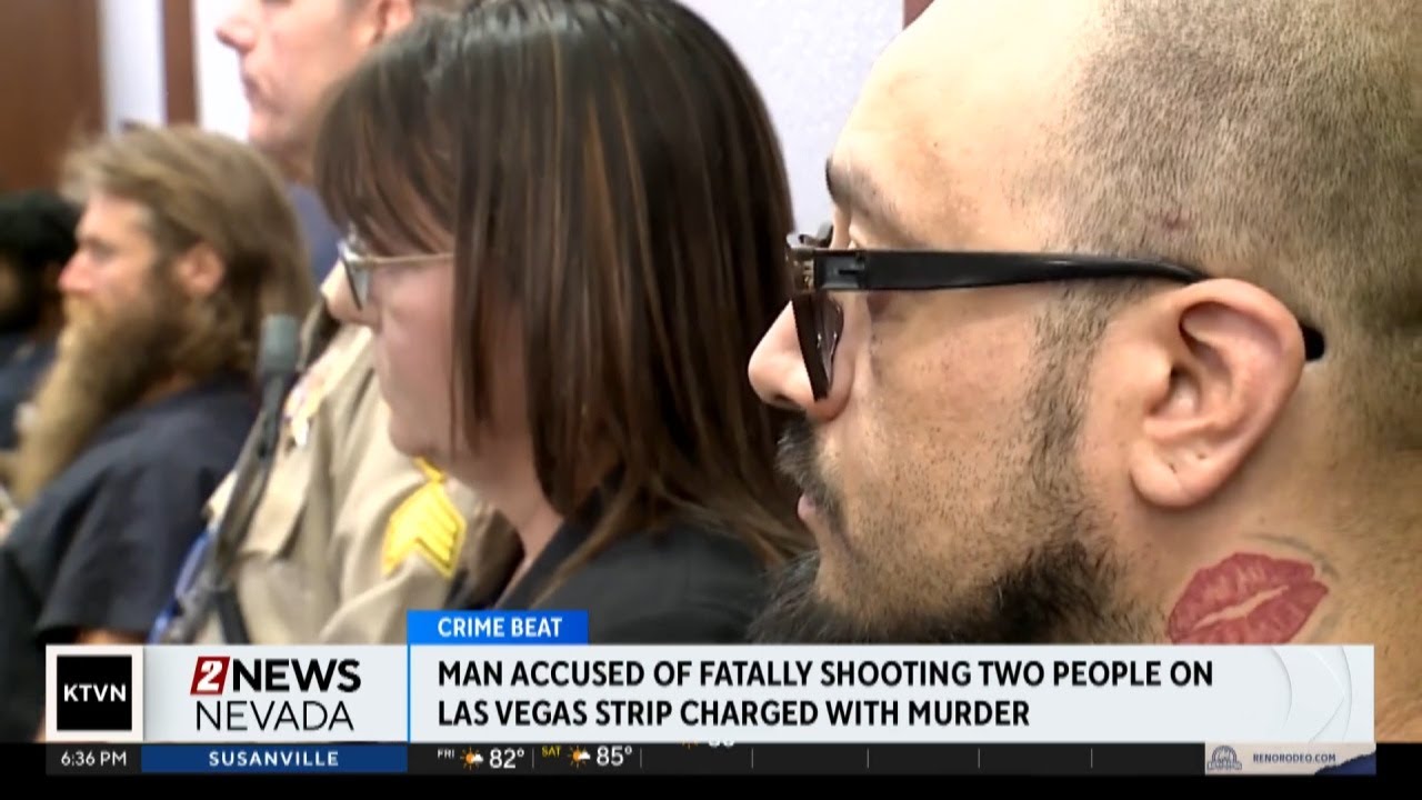 Man accused of fatally shooting two people on Las Vegas strip charged ...