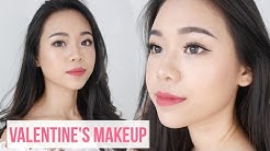 Beginner Valentine's Makeup & Hair using Drugstore and Local Brand - Durasi: 8.06. 