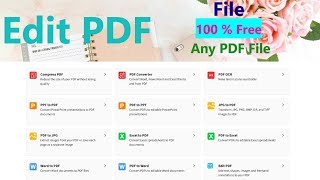 How To Edit PDF File in Laptop? How to Edit PDF File in Mobile? PDF Edit Kaise Kare Hindi Me Bataye