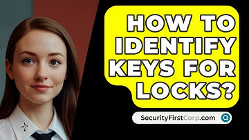 How To Identify Keys For Locks? - SecurityFirstCorp.com