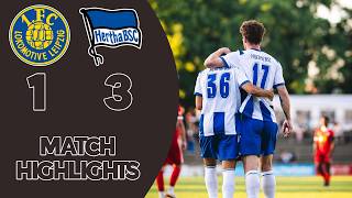 Lok. Leipzig Vs Hertha 1-3 Highlights Friendly Match 2627