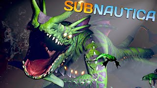 SUBNAUTICA: How to GET RID of the SEA DRAGON LEVIATHAN [Glitch]