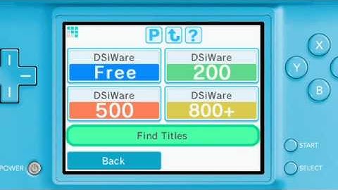 DSiWare & Nintendo DSi Shop - Download Games & Applications for Nintendo DSi