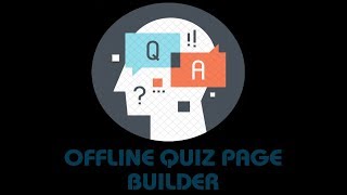 Offline Quiz Page Builder Demo And Review screenshot 3