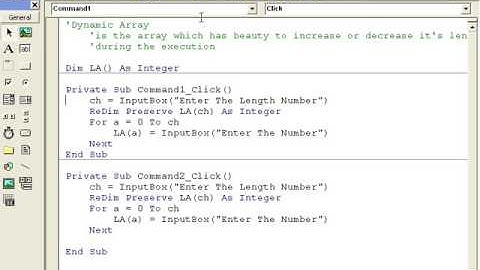 VB 6 [31] Multi Dimensional Array [urdu hindi]