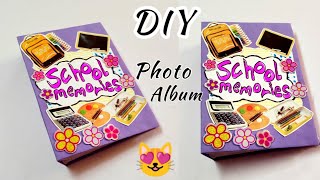 DIY photo album|| How to make photo album for a school project 🏫 scrapbook ideas screenshot 3