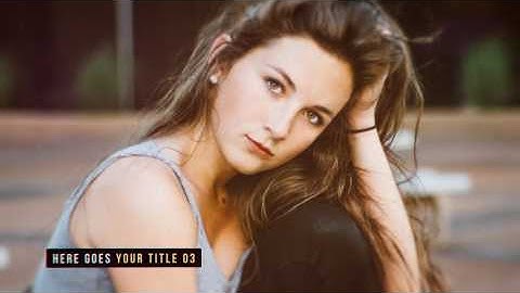 Glitch Parallax Slideshow After Effects Template