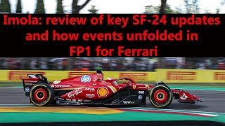 Ferrari SF-24: wing-tips aligned with flow, excellent balance and high level of grip | F1 Imola FP1