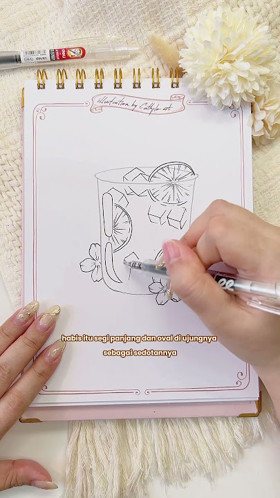 Tutorial Gambar Minuman Aesthetic @cathfloart