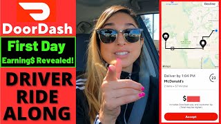 DoorDash Driver First Day Ride Along For Beginners | How Did My 1st Day Back Go? (Part 2)