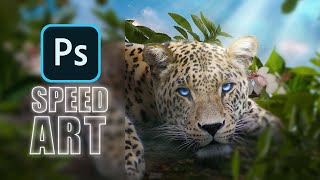 Leopard | Speed Art (#photoshop)