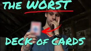 NEVER buy these PLAYING CARDS//Terrible Deck Review