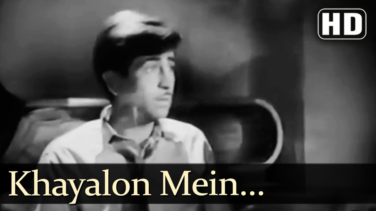 Khayalon Mein Kisi Ke   Bawre Nain Songs   Raj Kapoor   Vijayalaxmi   Mukesh   Geeta Dutt