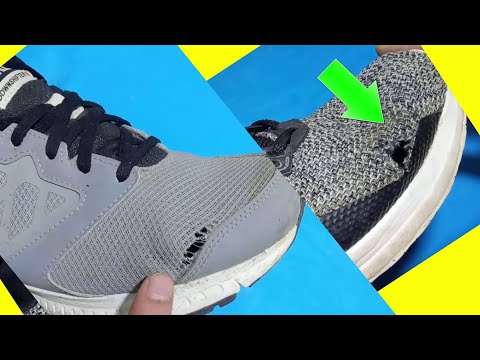 How to repair holes in shoes 