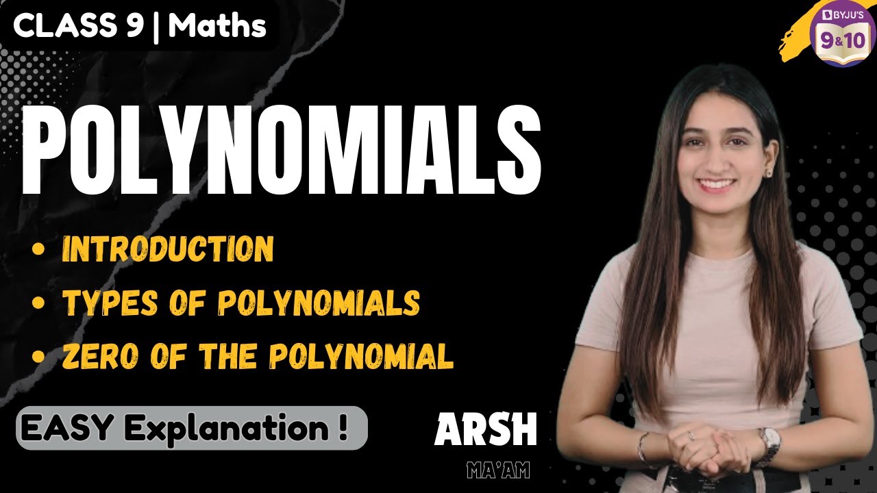 Polynomials introduction to polynomials cbse math class 9 chapter