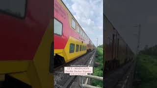 Konkan Railway’s LTT-Madgaon Double Decker Express #kokanrailway #explore #youtubeshorts #india