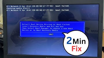 Default Boot Device Missing or Boot Failed Lenovo