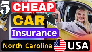 5 Best Cheap Car Insurance Companies in North Carolina (2025) | Save Big on Auto Coverage USA