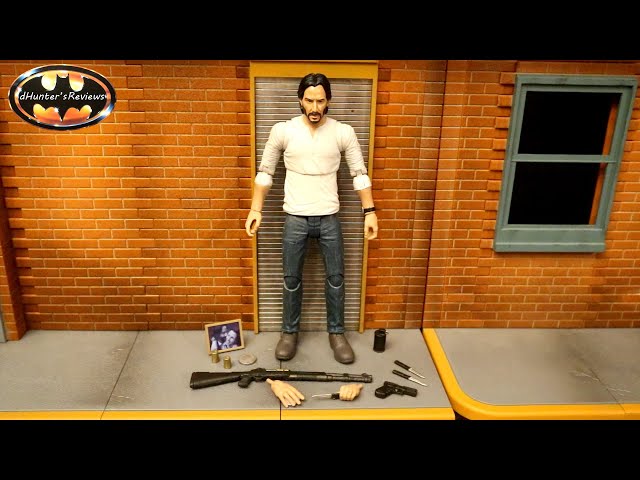 Diamond Select Casual John Wick Chapter 2 Keanu Reeves DST Action Figure Review u0026 Comarison class=