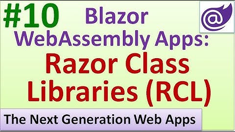 Lec-25: Blazor WebAssembly | Consume Razor Components From Razor Class Libraries - #10