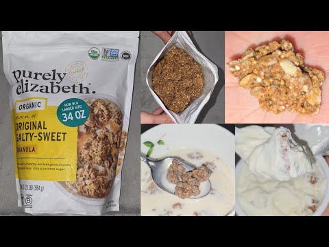 Costco Sale Item Review Purely Elizabeth. Organic Recipe # 1 Original Salty-sweet Granola Taste Test