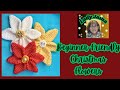 Crochet Christmas Flowers For Beginners Festive Holiday Decorations Poinsettia Tutorial 