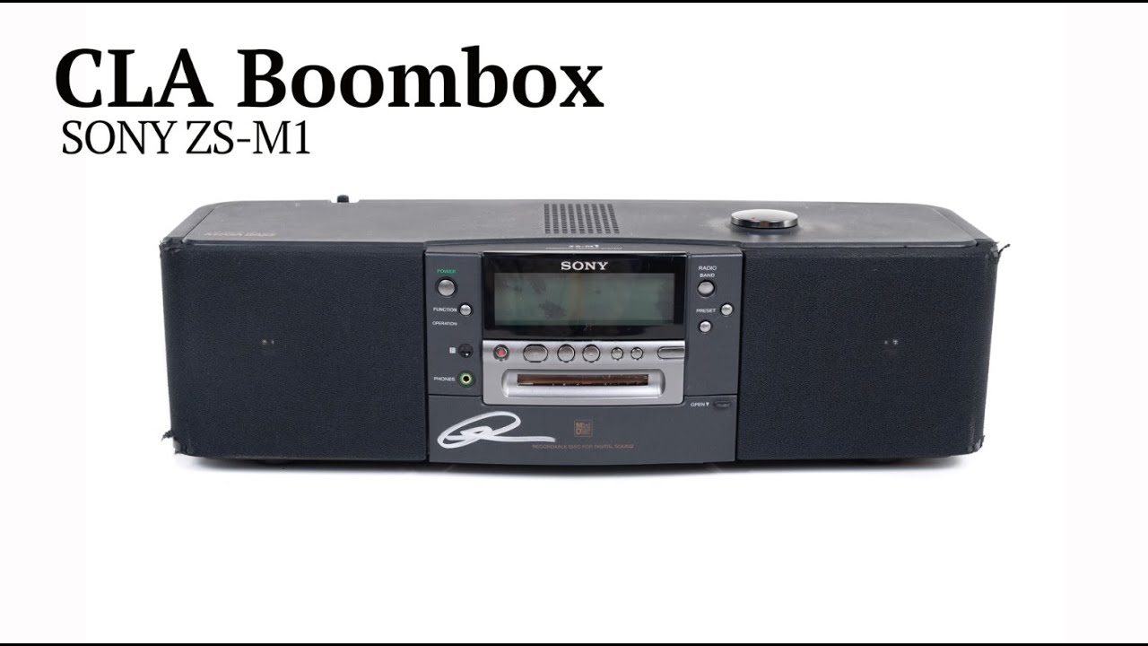 Sony ZS M1 Boombox from Chris Lord-Alge - YouTube